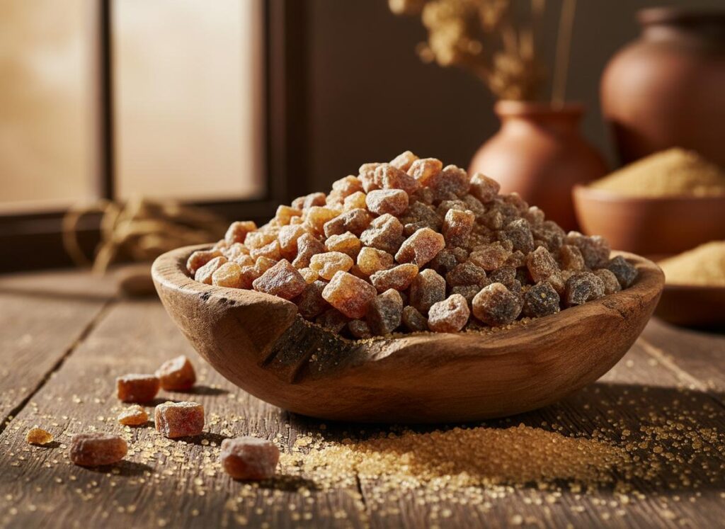 raw brown cane sugar